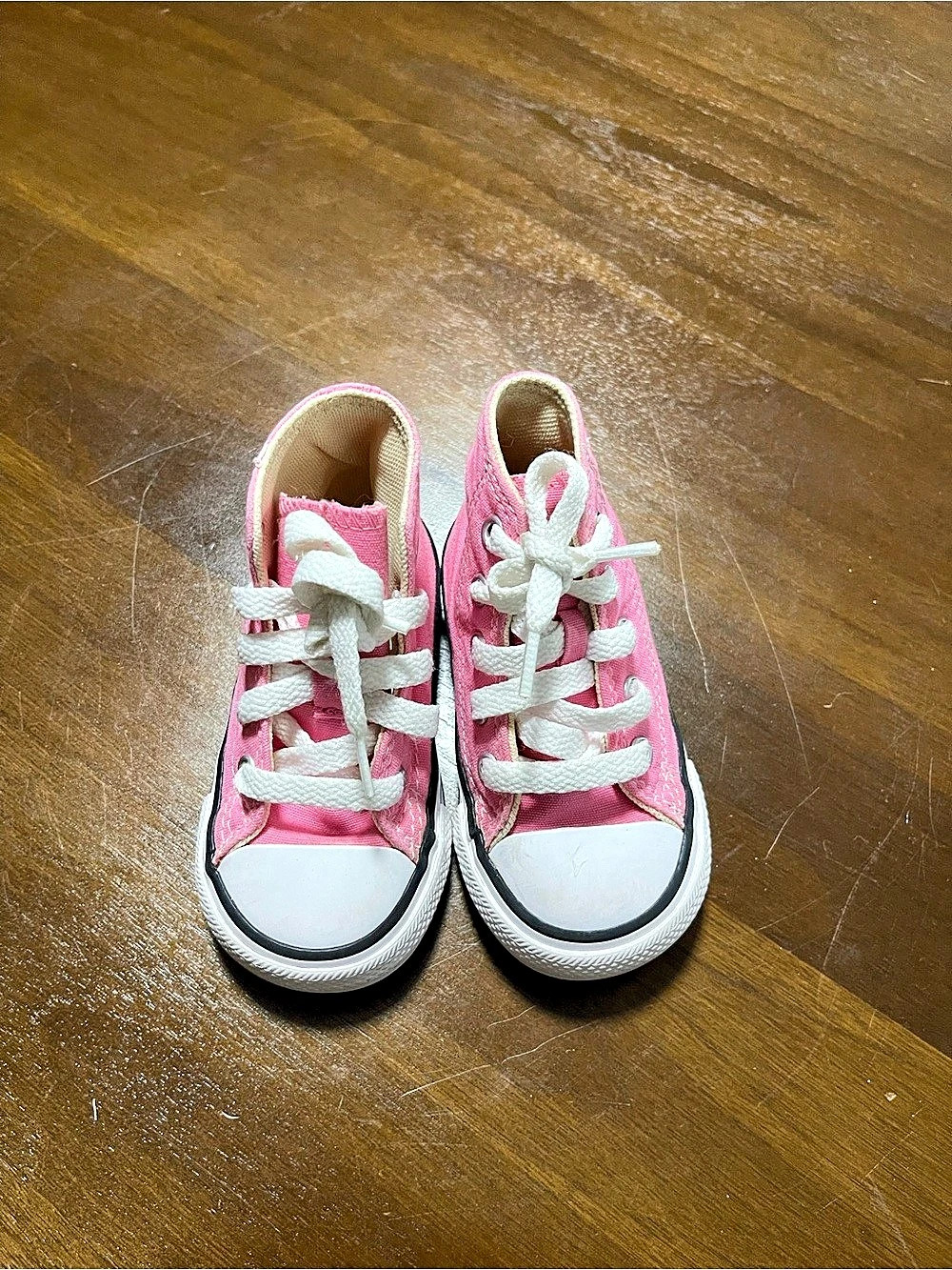 Converse Chuck Taylor All Star High Top Toddler Pink & White High Top Sneakers